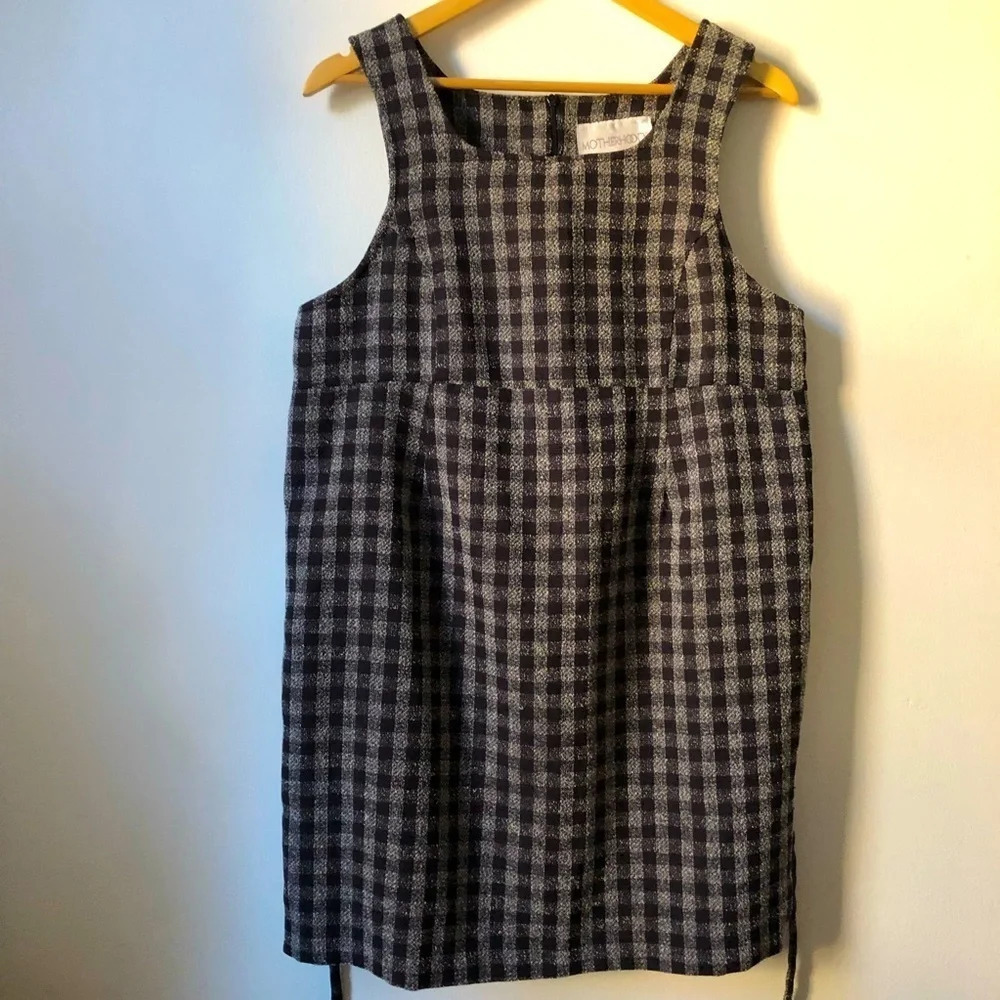☀️MOTHERHOOD 90s Vintage Gingham Minidress